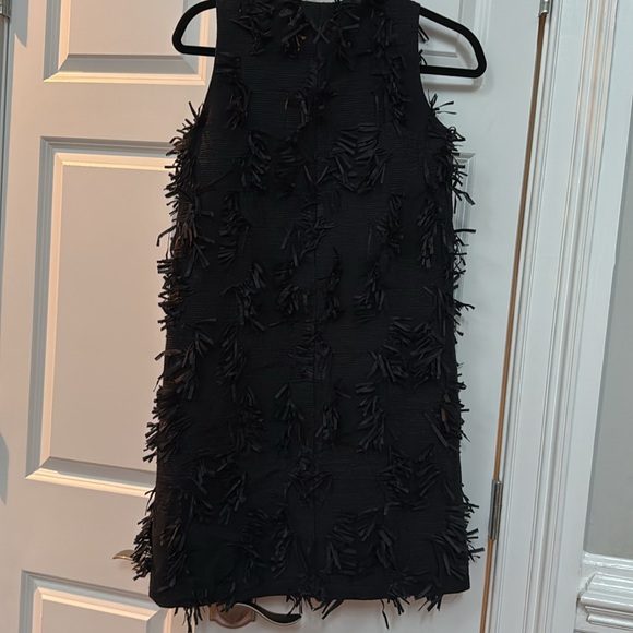 Hunter Bell Fringe Black Party Dress - Picture 5 of 9